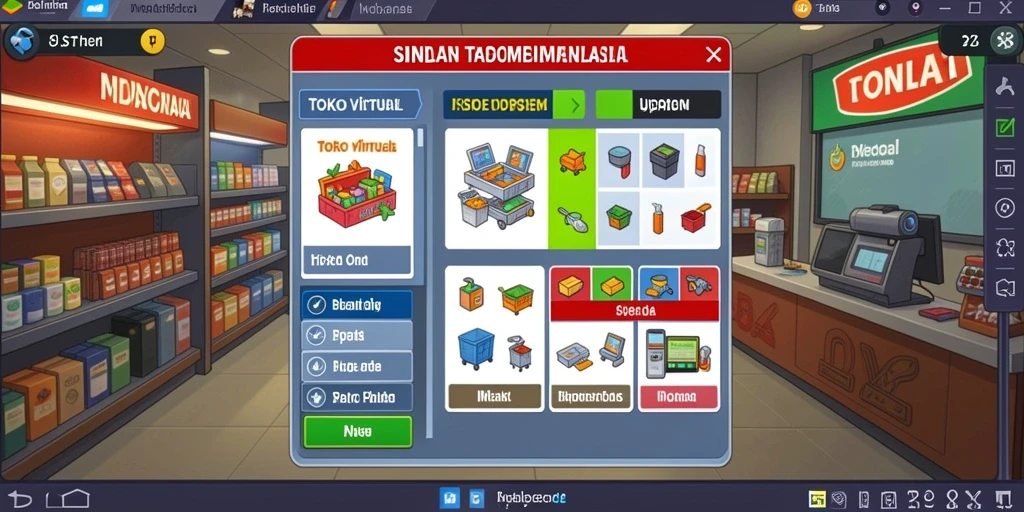 Pemandangan latar belakang yang menakjubkan saat bermain.