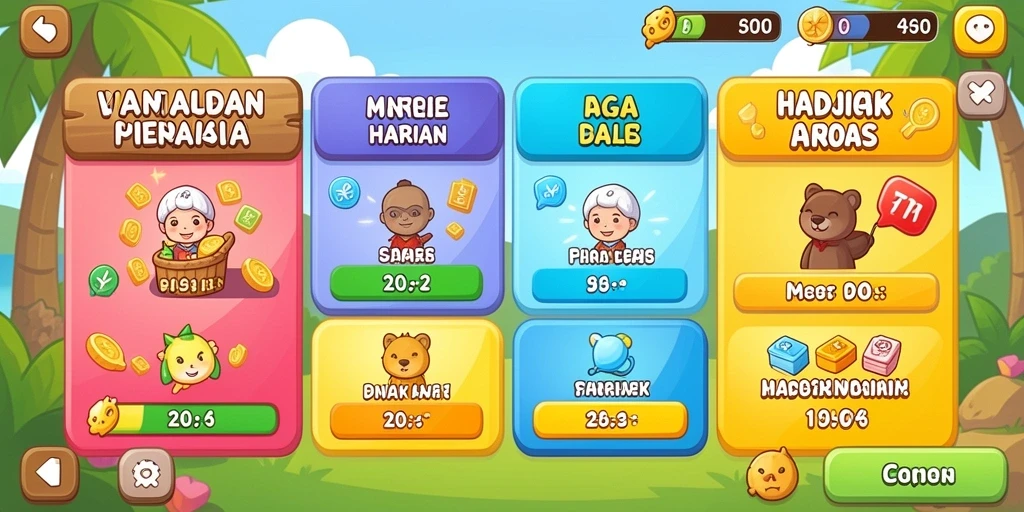 Promo menarik yang menambah seru permainan.