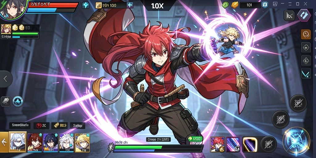 Screenshot dari event menarik dalam permainan.