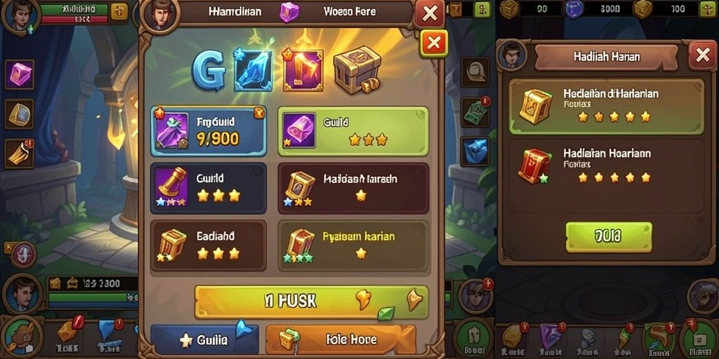 Screenshot ketiga menunjukkan event terbaru dengan hadiah menarik untuk para peserta.
